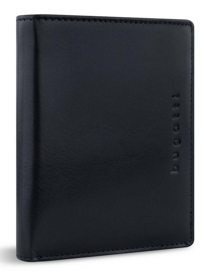 bugatti Geldbörse RFID Wallet With Flap 10CC, aus echtem Rindsleder mit RFID-Blocker Schutz von bugatti