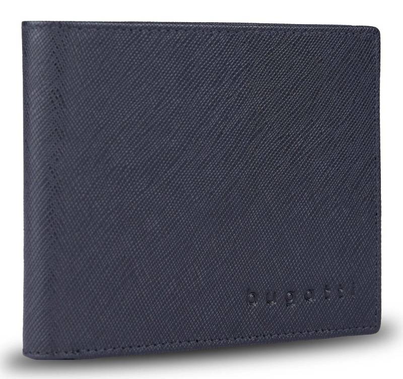 bugatti Geldbörse RFID Wallet With Flap Saffiano, aus echtem Rindsleder mit RFID-Blocker Schutz von bugatti
