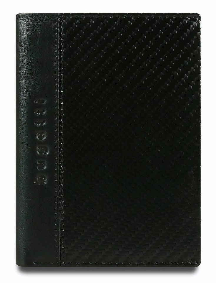 bugatti Geldbörse bugatti COMET Hochformatbörse M (8CC) schwarz von bugatti