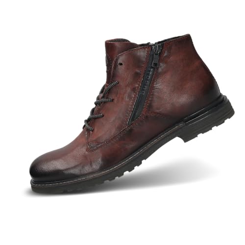 bugatti Herren 321-A0U3O Stiefel Kaltfutter, Dark red, 42 EU von bugatti