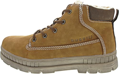bugatti Herren-321-AGB57-5000-6300-Stiefel Warmfutter,cognac,43 von bugatti
