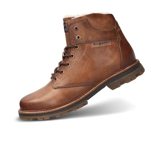 bugatti Herren-321-AH253-1200-6300-Stiefel Warmfutter,cognac,45 bugatti Herren-321-AH253-1200-6300-Stiefel Warmfutter,cognac,45 von bugatti