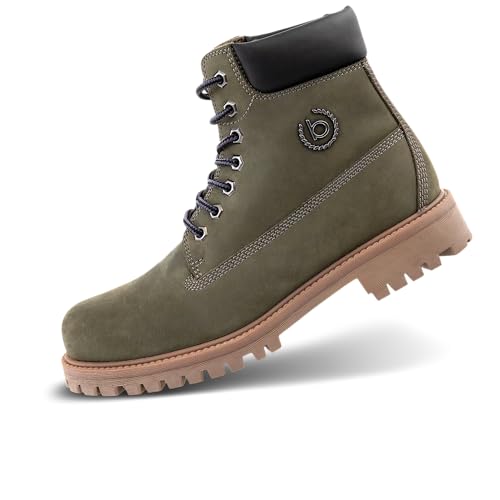 bugatti Herren Poleman Mode-Stiefel, Green Black, 42 EU von bugatti