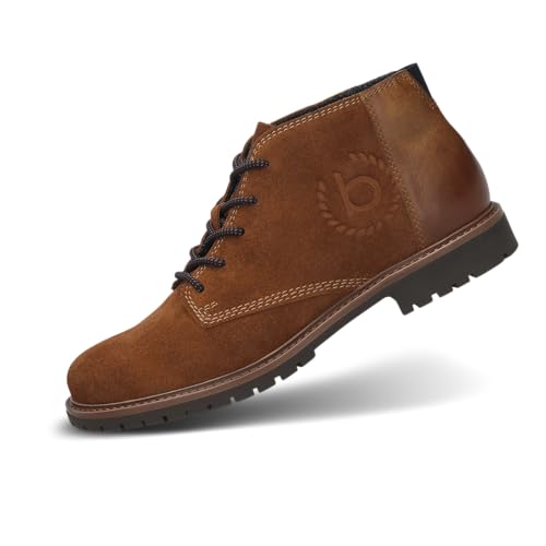 bugatti Herren-321-AOJ30-1432-6363-Stiefel Kaltfutter,cognac/cognac,44 von bugatti