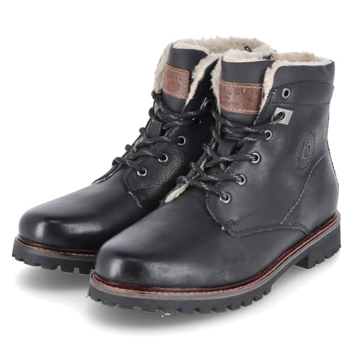 bugatti Herren-321-AOQ52-1200-1000-Stiefel Warmfutter,schwarz,45 von bugatti