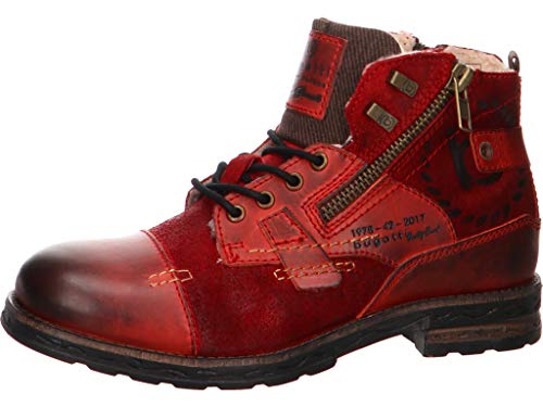 bugatti Herren 321612501214 Klassische Kurzschaft Stiefel Stiefel, Rot, 40 EU von bugatti