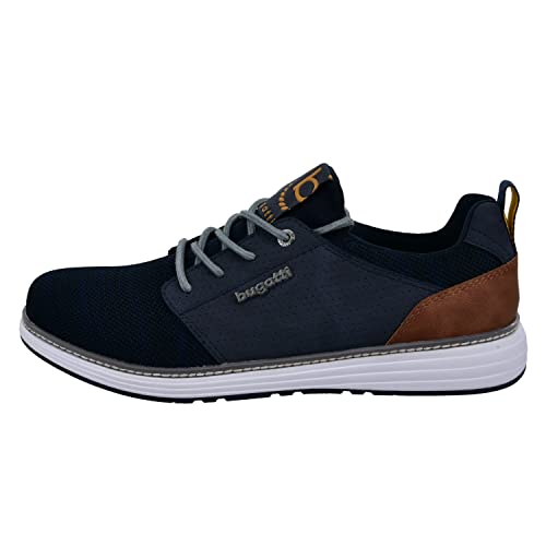 bugatti Sneaker mit Memory Foam im sportlichen Design, ergonimische Passform, Dunkelblau, 40 EU von bugatti