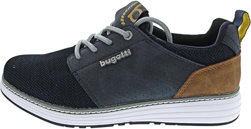 bugatti Sneaker mit Memory Foam im sportlichen Design, ergonimische Passform, Dunkelblau, 41 EU von bugatti