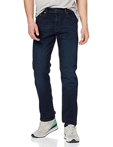 bugatti Herren 3280d-16640 Loose Fit Jeans, Schwarz (Dark Navy 293), 44W 32L EU von bugatti