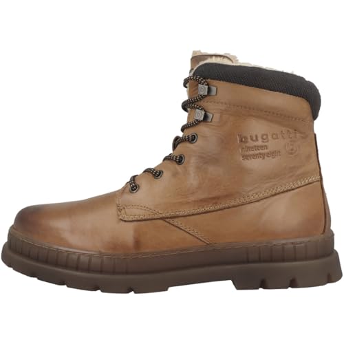 bugatti Herren-331-AC750-1200-6300-Stiefel Warmfutter,cognac,45 von bugatti