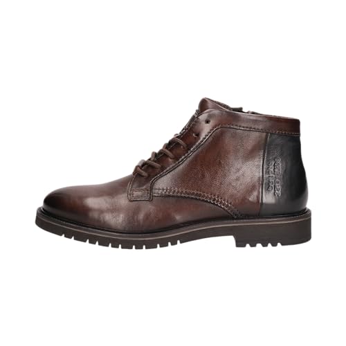 bugatti Herren Schnürstiefel, Männer Stiefel, Wechselfußbett,schnürboots,halbstiefel,schnürung,Winterstiefel,Dunkelbraun (6110),42 EU / 7.5 UK von bugatti