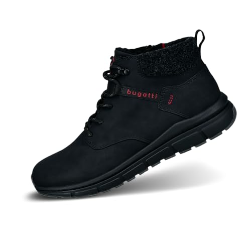 bugatti Herren-331-AOS50-5000-1000-Stiefel Warmfutter,schwarz,44 von bugatti