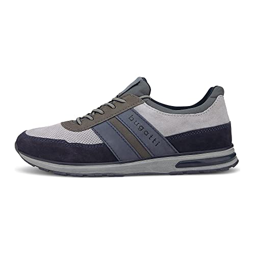 bugatti Herren 332A6V601414 Sneaker, Dark Blue/Grey, 41 EU von bugatti