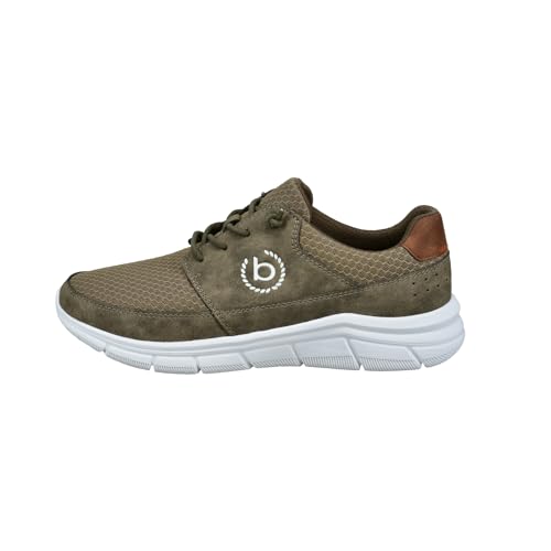 bugatti Sneaker aus Mesh, amtungsaktiver Turnschuh, elastische Schnürsenkel, Light Green, 40 EU von bugatti