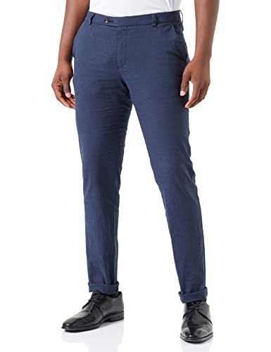 bugatti Herren 4890-36210 Slackhosen, Marine-380, 32W / 34L EU von bugatti