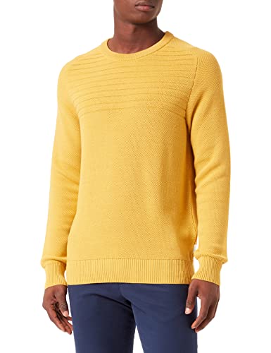 bugatti Herren 7400-25530 Pullover, gelb, Standard von bugatti