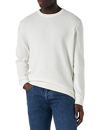 bugatti Herren 7400-35512 Pullover, Ecru, L EU von bugatti