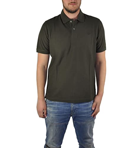 bugatti Herren 8100-25030 Poloshirt, Oliv, Normal von bugatti