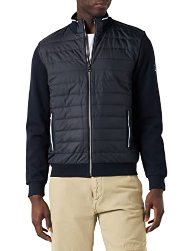 bugatti Herren 8750-35121 Strickjacke, Marine, Standard von bugatti