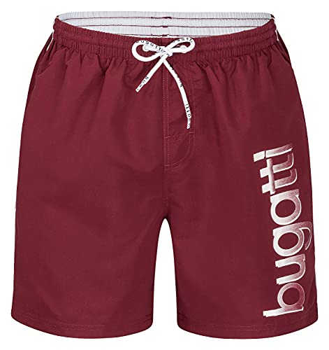 bugatti Herren Badeshorts in dunkelrot Größe in XXXL 3XL von bugatti