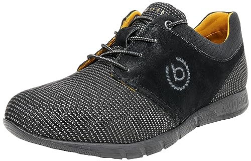 Bugatti Herren Bambola Sneaker, Black/Black, 44 EU von bugatti