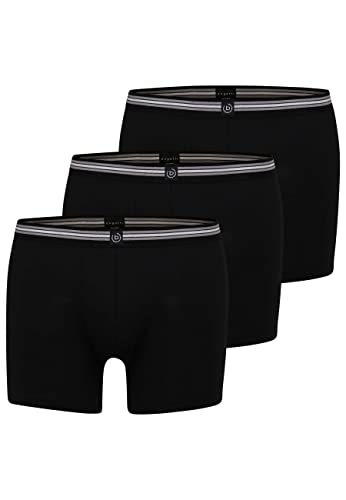 bugatti Herren Boxershorts extra langes Bein Unterhosen 3er Pack 5 von bugatti