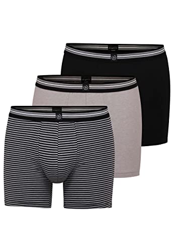 bugatti Herren Boxershorts extra langes Bein Unterhosen 3er Pack 6 von bugatti