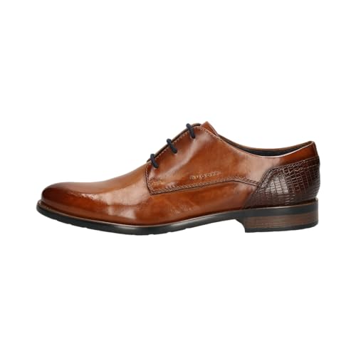 bugatti Herren Businessschuhe, Männer Schnürer,Schnuerschuhe,straßenschuhe,Strassenschuhe,Schnuerung,lace-up Shoes,Cognac (6300),41 EU / 7.5 UK von bugatti