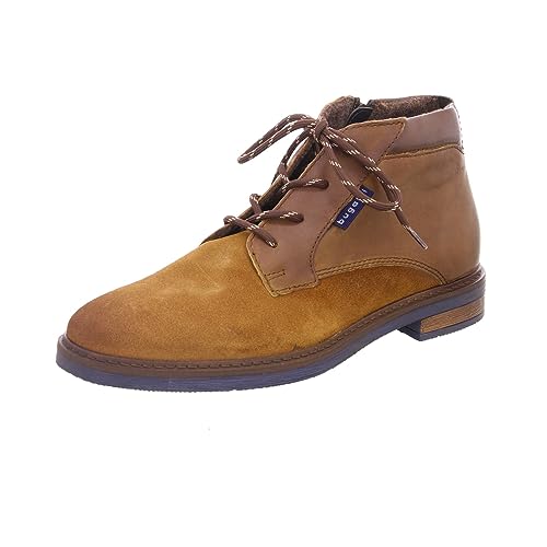 bugatti Herren Business Lederschuhe mit Langlebiger Imprägnierung und Extrabreiter Passform, Cognac 2, 40 EU von bugatti