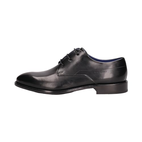 bugatti Herren Businessschuhe, Männer Business Schnürer, Wechselfußbett,Schnuerschuhe,Schnuerer,straßenschuhe,schwarz (1000),45 EU / 10 UK von bugatti