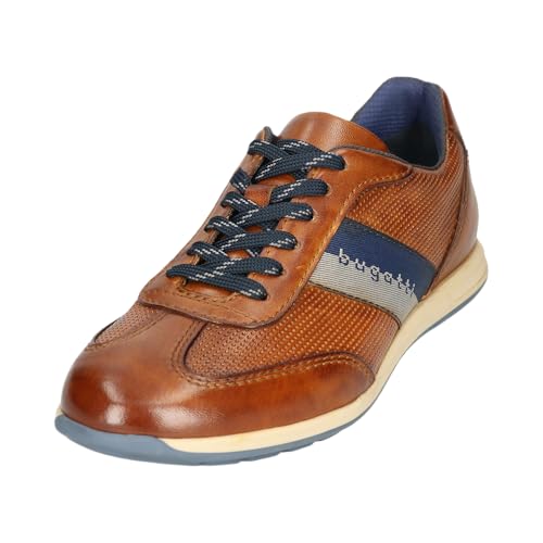 bugatti Herren Businessschuhe, Männer Schnürer, Wechselfußbett,Strassenschuhe,Schnuerung,lace-up Shoes,schnürschuhe,Cognac (6300),45 EU / 10.5 UK von bugatti
