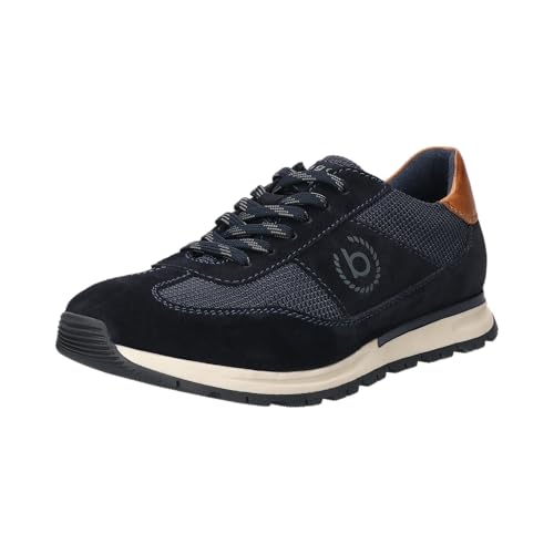 bugatti Herren Businessschuhe, Männer Schnürer,schnürschuhe,Anzugschuhe,Budapester Style,elegant,Office,büro,Freizeit,Dark Blue (4100),46 EU/EU UK von bugatti