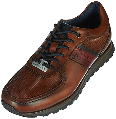 Bugatti Herren Cirino Sneaker, Cognac, 41 EU von bugatti