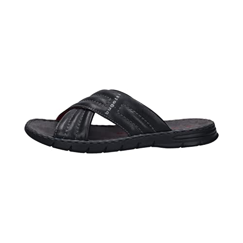 bugatti Herren Dario Sandal, schwarz, 42 EU X-Weit von bugatti