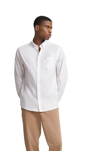 bugatti Herren Hemd Langarm Modern Fit Button-Down Kragen Basic Baumwolle Soft Cotton von bugatti