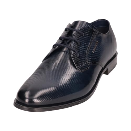 bugatti Herren Businessschuhe, Männer Schnürer,elegant,büro,Freizeit,Schnuerschuhe,Schnuerer,straßenschuhe,Low-tie,Dark Blue (4100),45 EU / 10.5 UK von bugatti