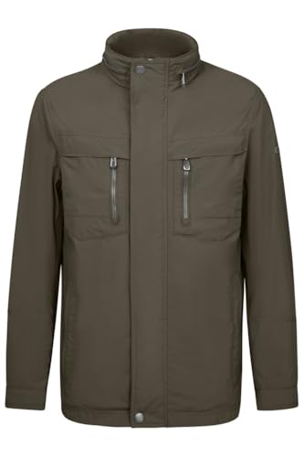 bugatti Herren Jacke wasserabweisend einrollbare Kapuze Regular Fit von bugatti