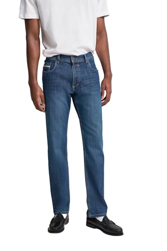 bugatti Herren Jeans Denim Modern Fit Five-Pocket Baumwoll Stretch von bugatti