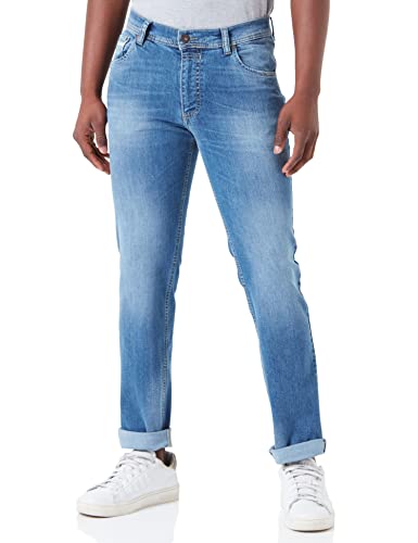 bugatti Herren Jeans Modern Fit – Bequeme Stretch Denim Hose für Alltag & Freizeit – Ganzjahresjeans von bugatti