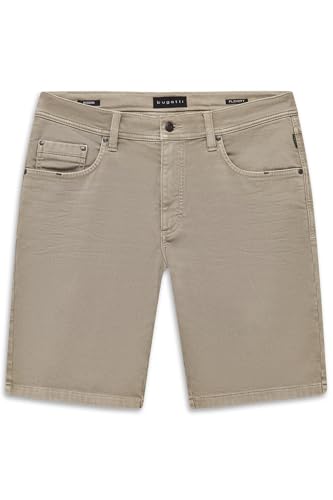 bugatti Herren Jeans-Shorts Modern Fit mit Stretch und Swingpockets von bugatti
