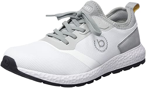 bugatti Herren Koven Sneaker, White/Light Grey, 40 EU von bugatti