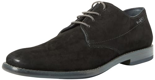 bugatti Herren Mansaro Schnürhalbschuhe, Black, 43 EU von bugatti