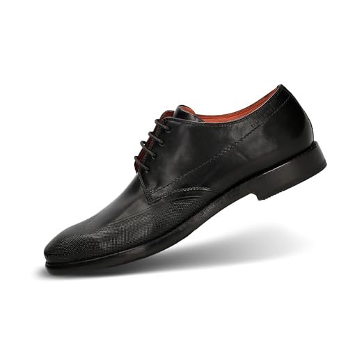 bugatti Herren Mansaro Schnürhalbschuhe, Black, 46 EU von bugatti