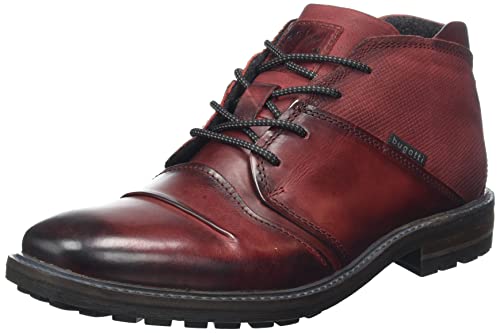 bugatti Herren Masat Comfort Mode-Stiefel, Dark red/Dark red, 43 EU von bugatti