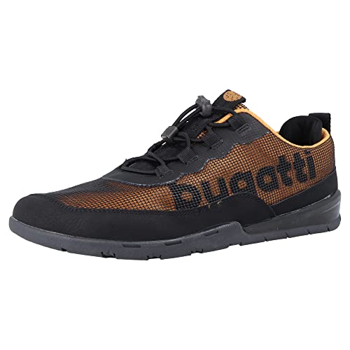 bugatti Herren Moresby Sneaker, Yellow/Black, 41 EU von bugatti