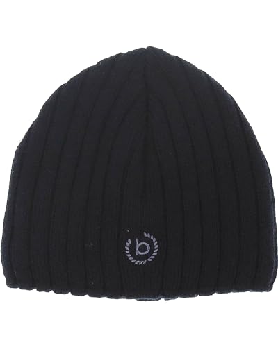 bugatti Herren Mütze - Gerippte Strickmütze mit gesticktem Logo - One Size Denim von bugatti