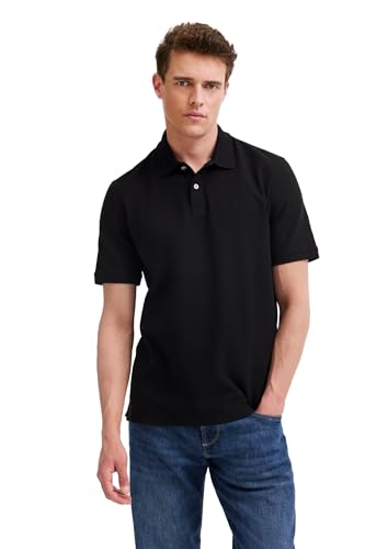 bugatti Herren Poloshirt Modern Fit Premium Cotton Basic Polo Kurzarm Baumwolle von bugatti