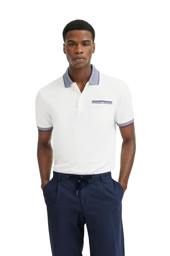bugatti Herren Poloshirt Brusttasche Kurzarm Modern Fit von bugatti