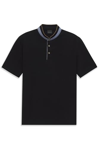 bugatti Herren Poloshirt Modern Fit aus Baumwolle mit Stehkragen von bugatti