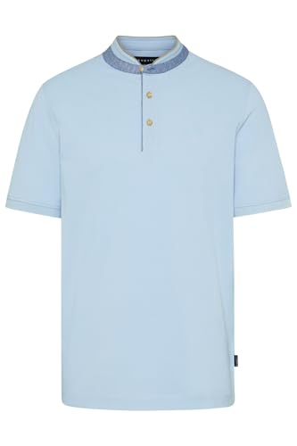 bugatti Herren Poloshirt Stehkragen Basic Kurzarm Modern Fit von bugatti